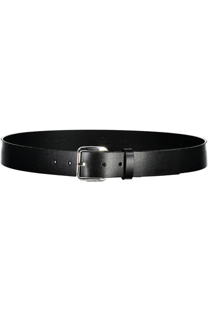 Calvin Klein Black Leather Men Belt