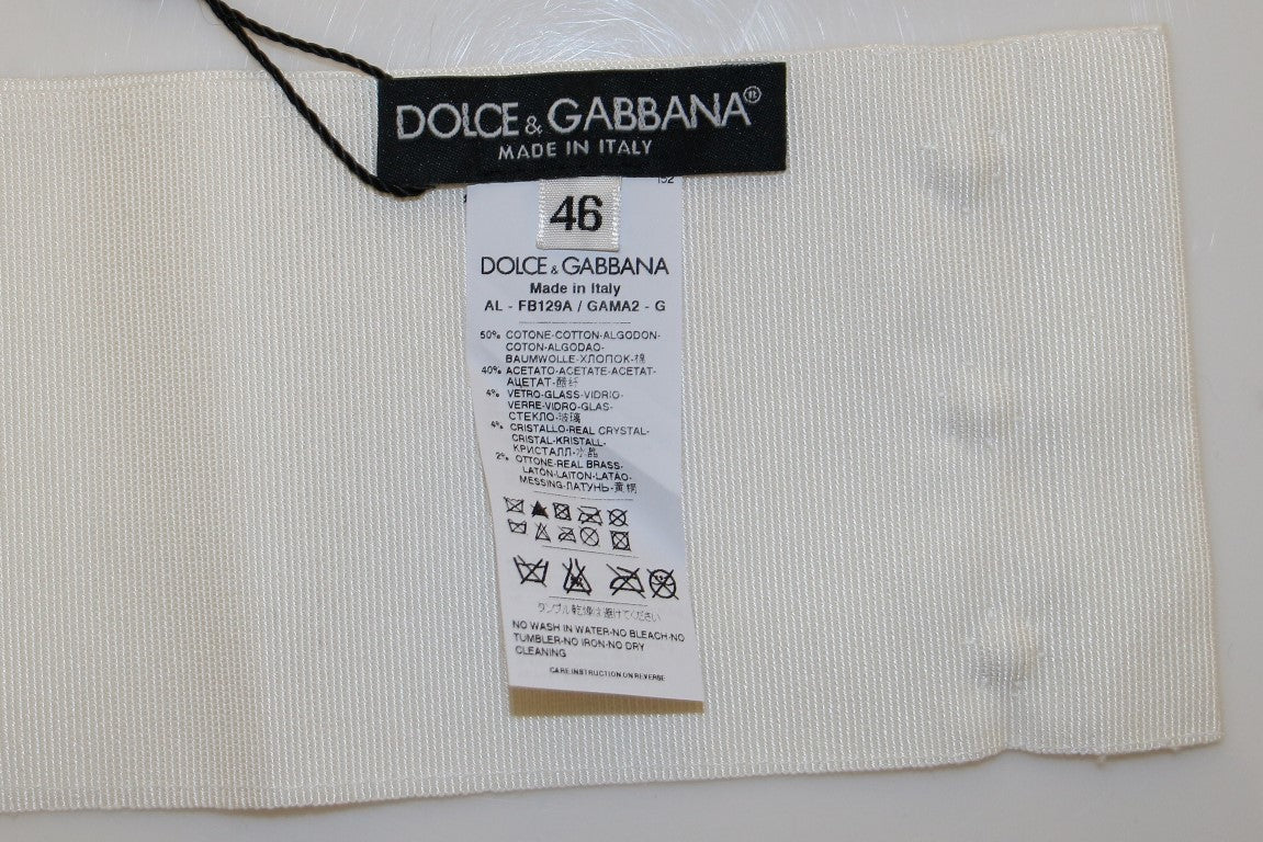 Dolce &amp; Gabbana Embellished Snap Button Waist Belt