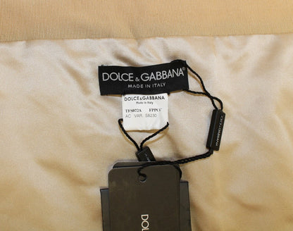 Dolce &amp; Gabbana Exclusive Beige MINK Fur Scarf Wrap