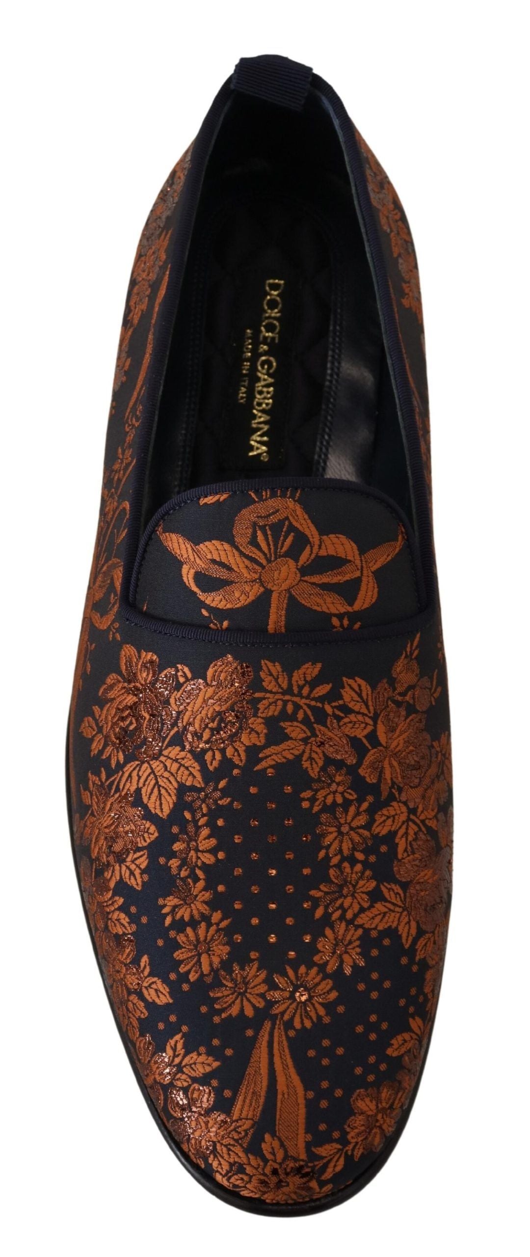 Dolce &amp; Gabbana Elegant Floral Slip-On Loafers