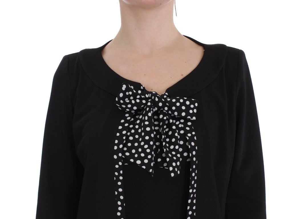 BENCIVENGA Chic Polka Dot Dress &amp; Sweater Set