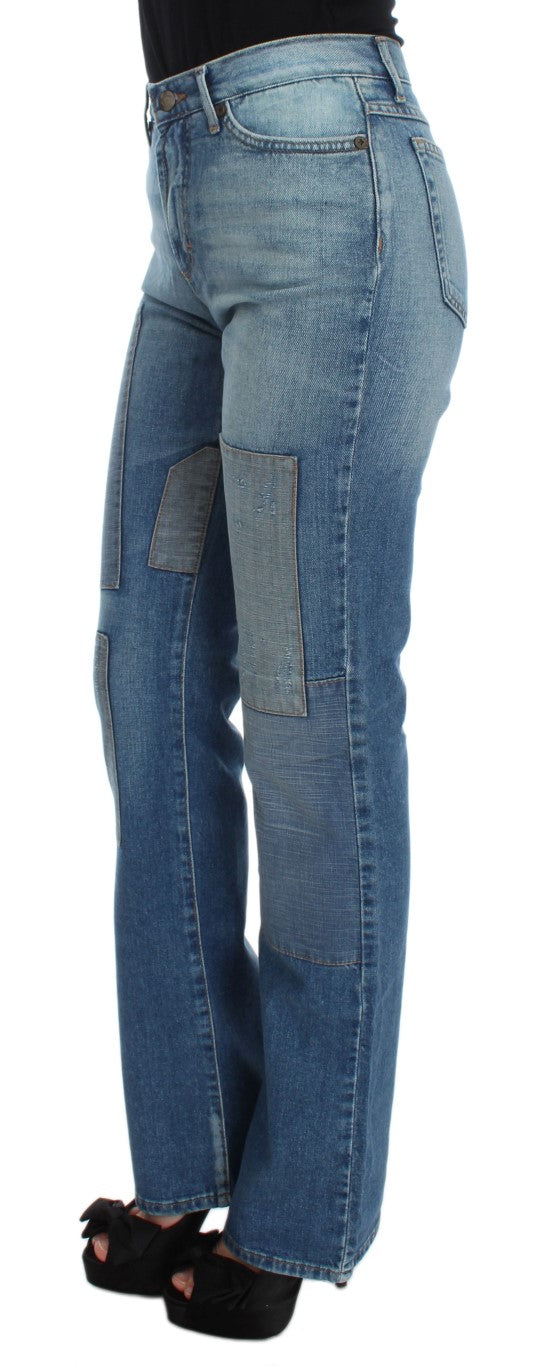 Cavalli Elegant Slim Fit Bootcut Denim