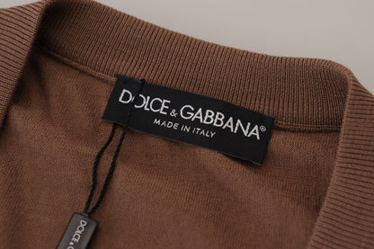 Dolce &amp; Gabbana Elegant Virgin Wool V-Neck Pullover Sweater