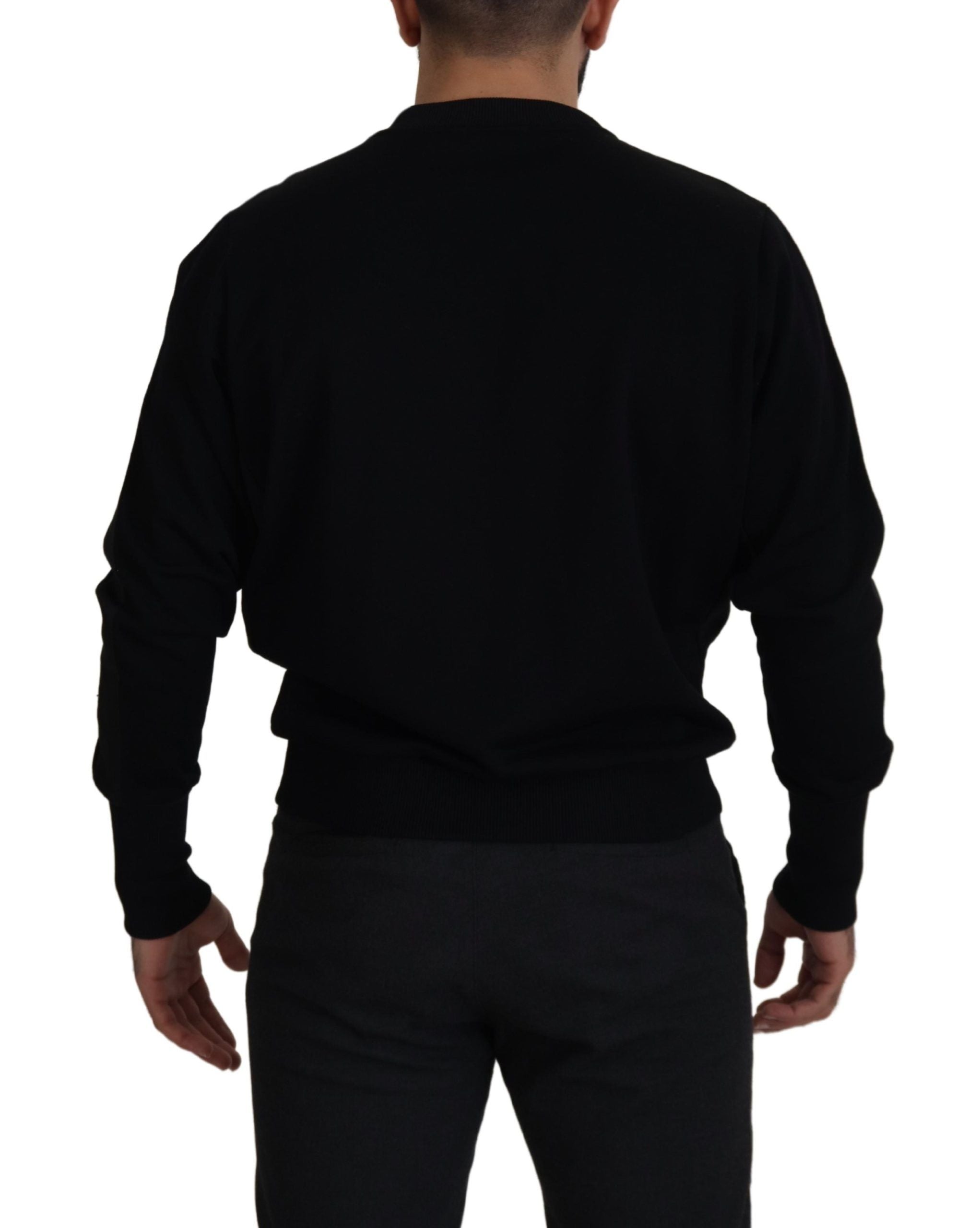 Dolce &amp; Gabbana Elegant Crewneck Cotton Blend Sweater