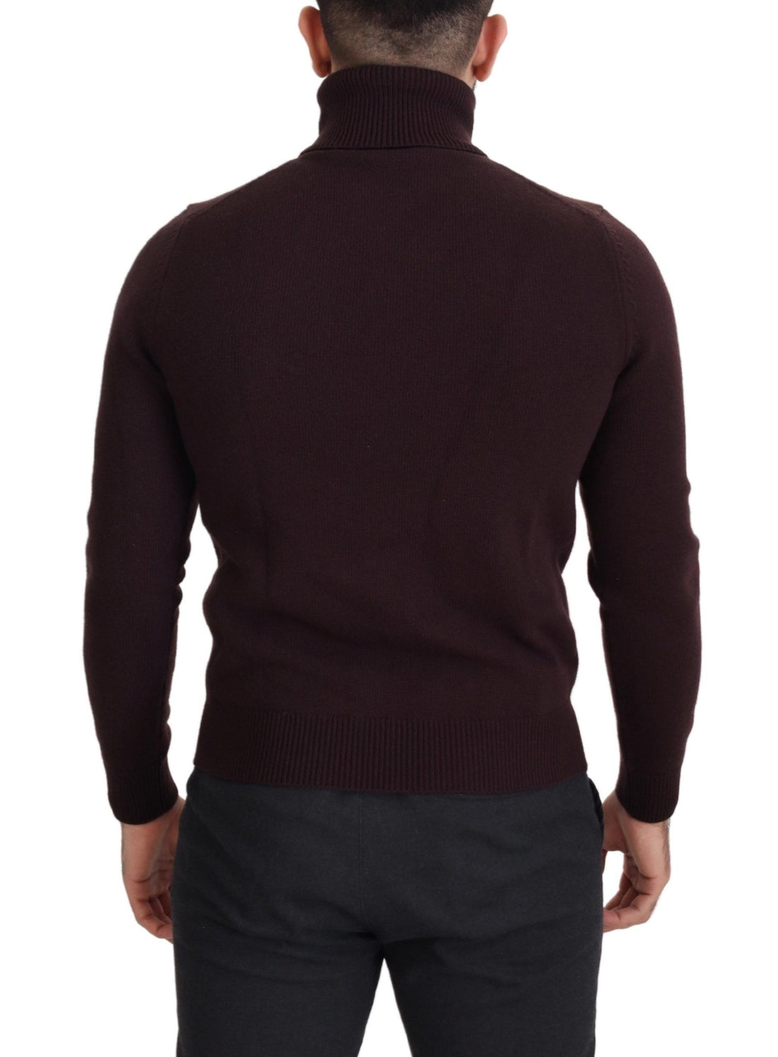 Dolce &amp; Gabbana Elegant Turtleneck Wool Pullover Sweater