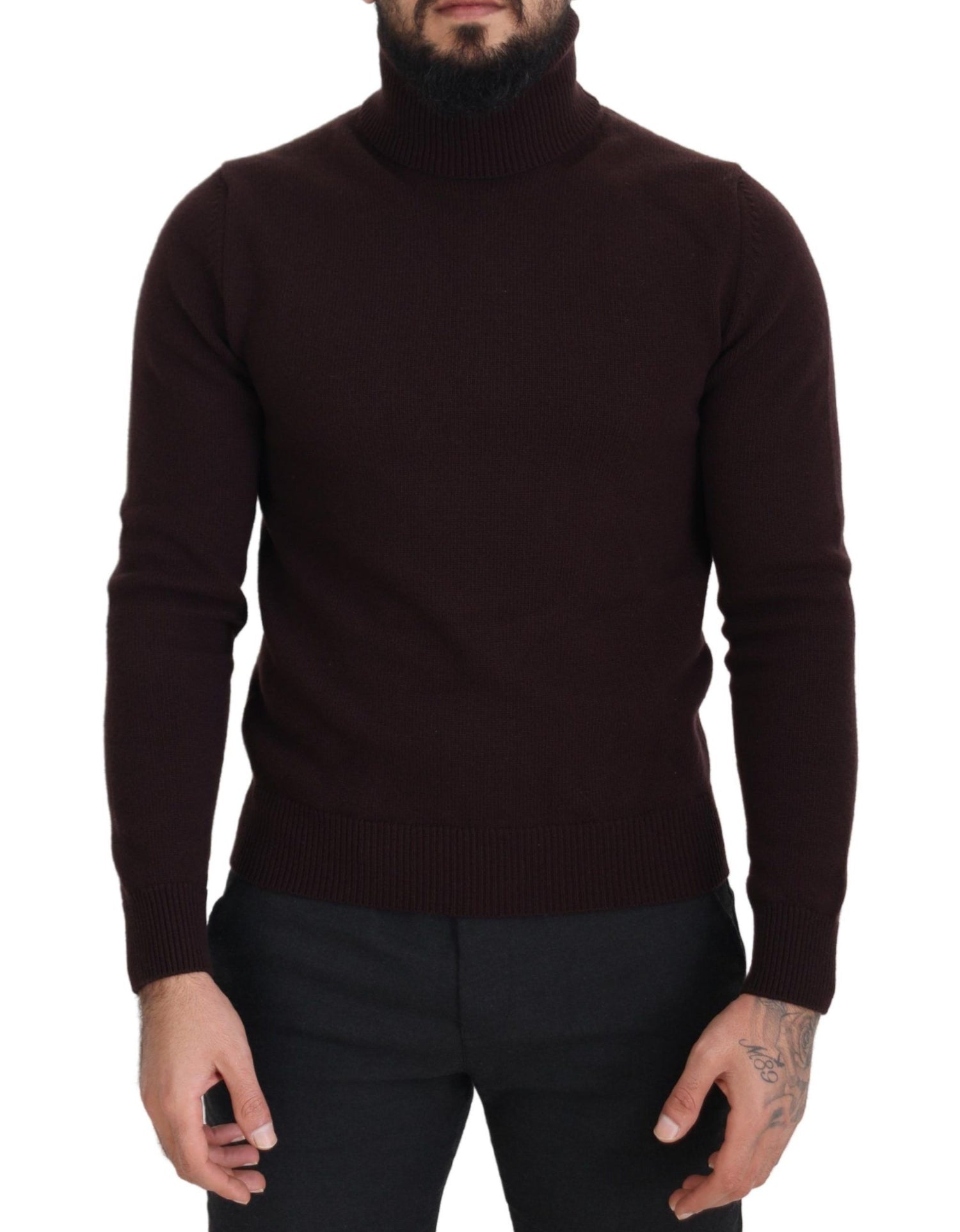 Dolce &amp; Gabbana Elegant Turtleneck Wool Pullover Sweater