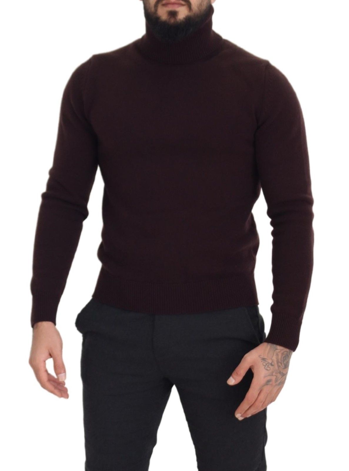 Dolce &amp; Gabbana Elegant Turtleneck Wool Pullover Sweater