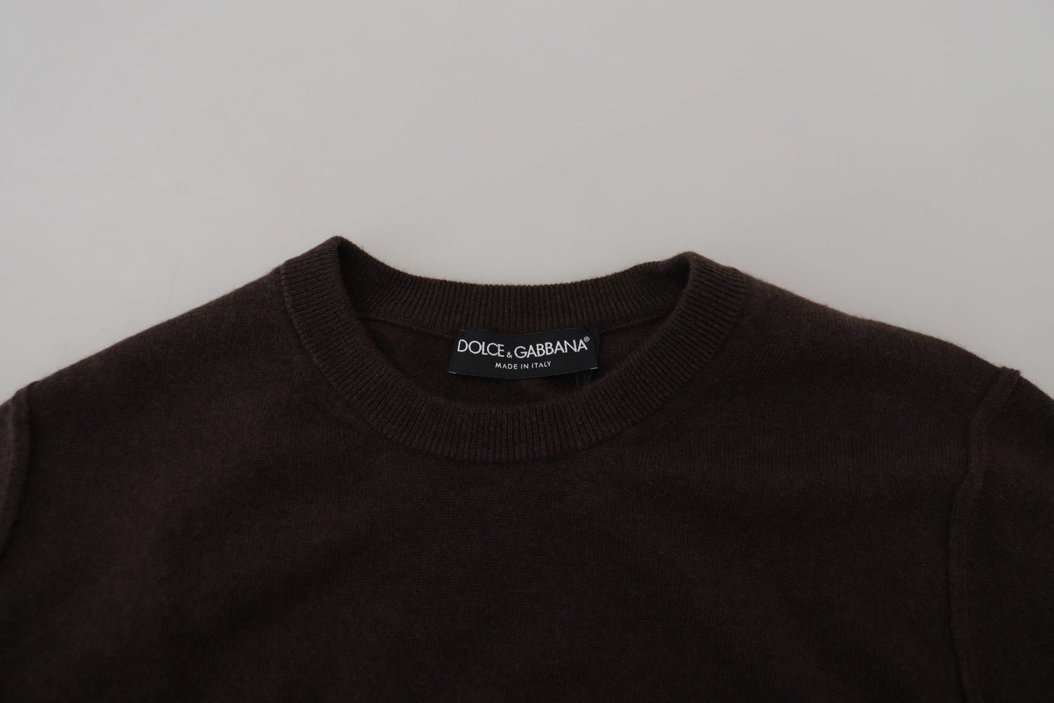 Dolce &amp; Gabbana Elegant Cashmere Crew Neck Sweater