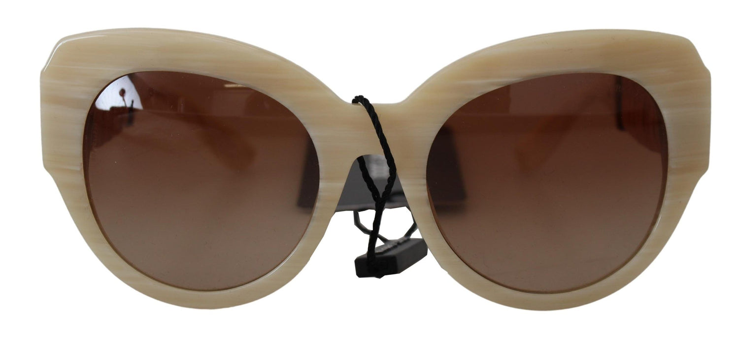 Dolce &amp; Gabbana Beige Chic Acetate Women&