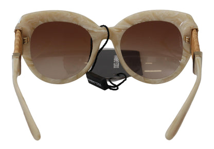 Dolce &amp; Gabbana Beige Chic Acetate Women&