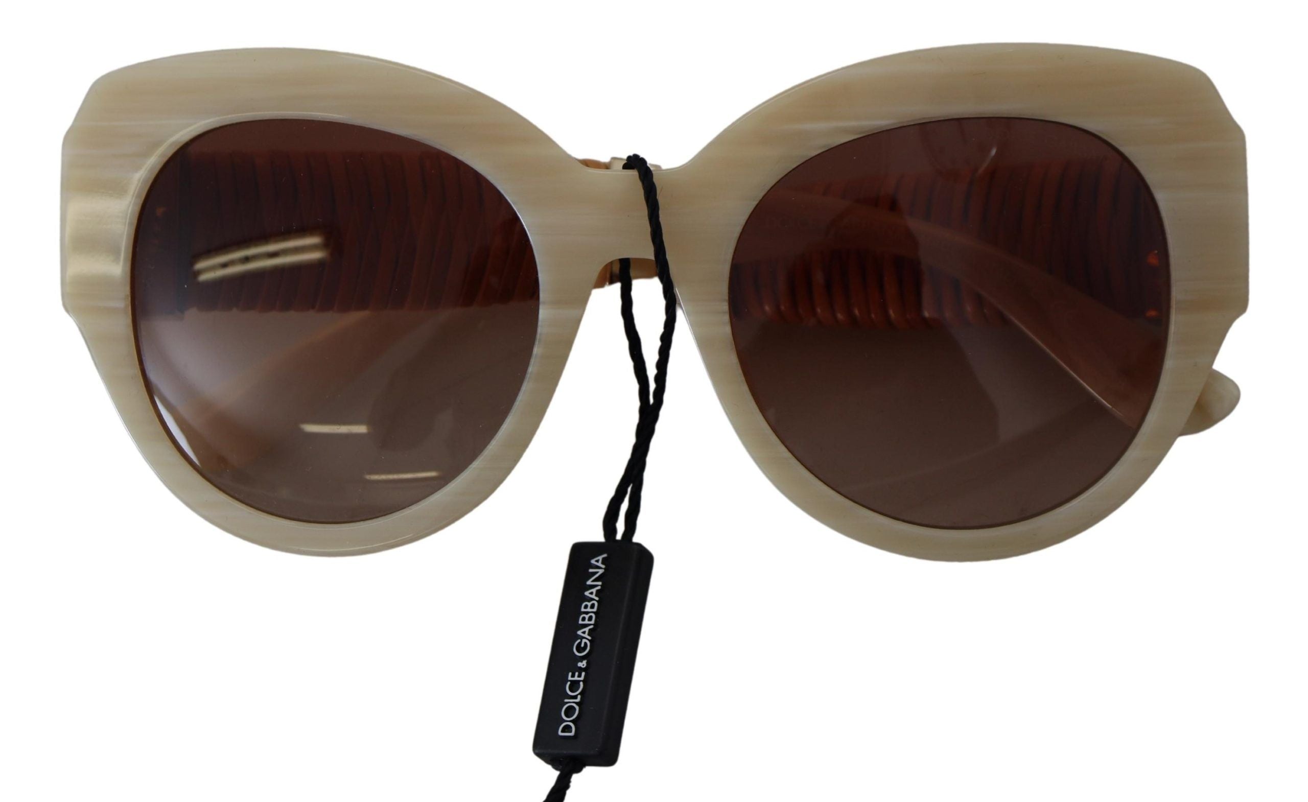 Dolce &amp; Gabbana Beige Chic Acetate Women&