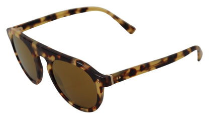 Dolce &amp; Gabbana Chic Tortoiseshell Acetate Sunglasses