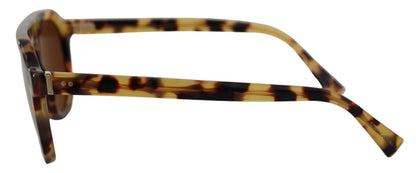 Dolce &amp; Gabbana Chic Tortoiseshell Acetate Sunglasses