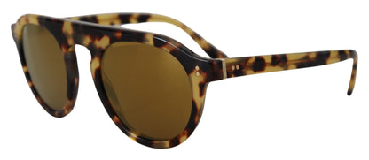 Dolce &amp; Gabbana Chic Tortoiseshell Acetate Sunglasses