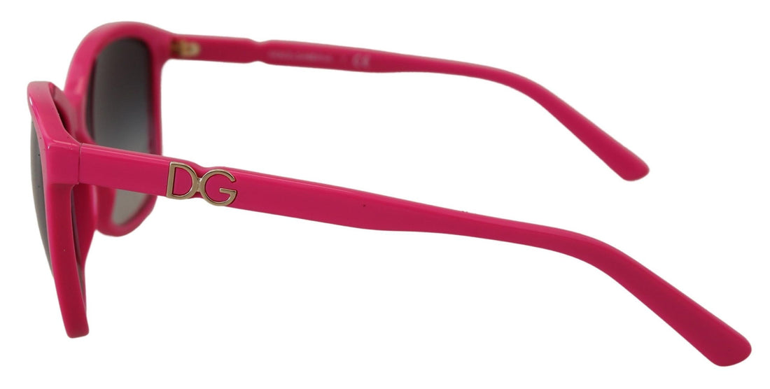 Dolce &amp; Gabbana Elegant Pink Round Sunglasses for Women