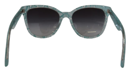 Dolce &amp; Gabbana Elegant Sicilian Lace Designer Sunglasses