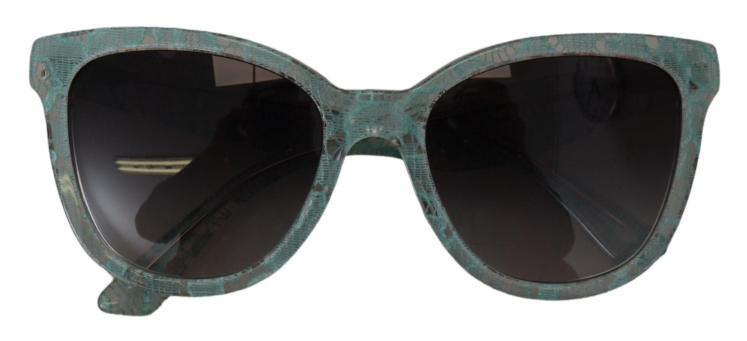 Dolce &amp; Gabbana Elegant Sicilian Lace Designer Sunglasses