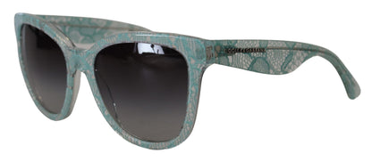 Dolce &amp; Gabbana Elegant Sicilian Lace Designer Sunglasses