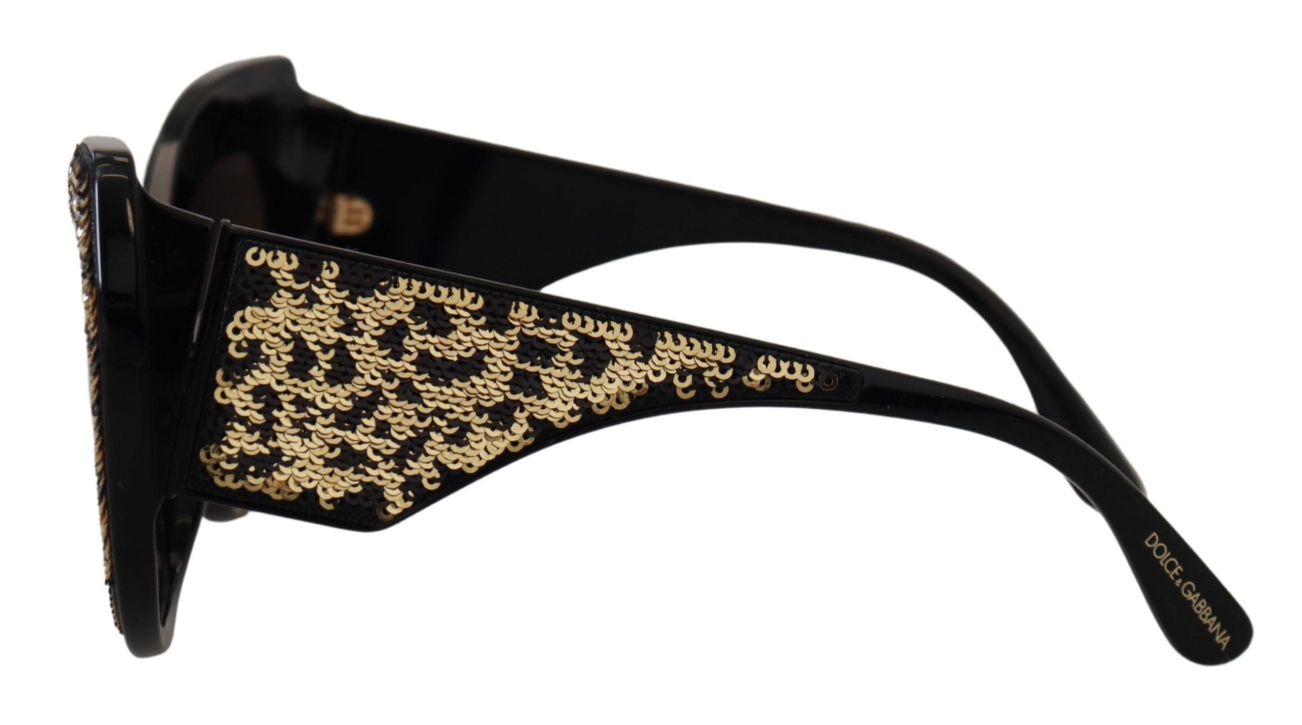 Dolce &amp; Gabbana Butterfly Polarized Sequin Sunglasses