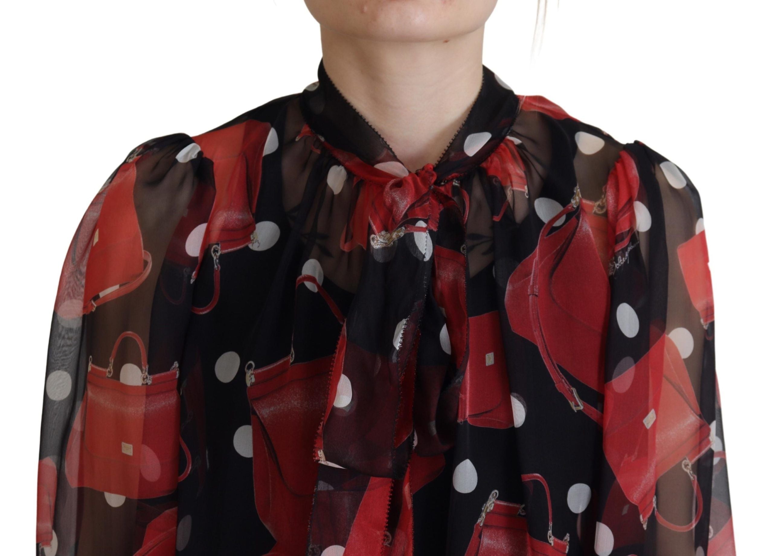 Dolce &amp; Gabbana Sicilian Print Silk Blouse - Luxurious &amp; Chic