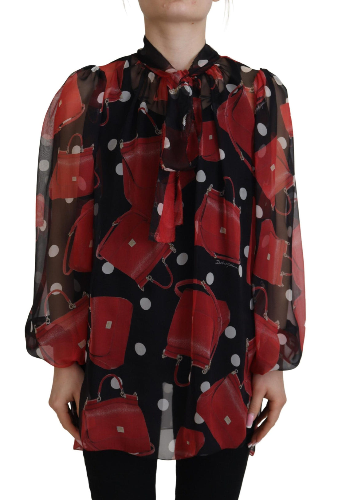 Dolce &amp; Gabbana Sicilian Print Silk Blouse - Luxurious &amp; Chic