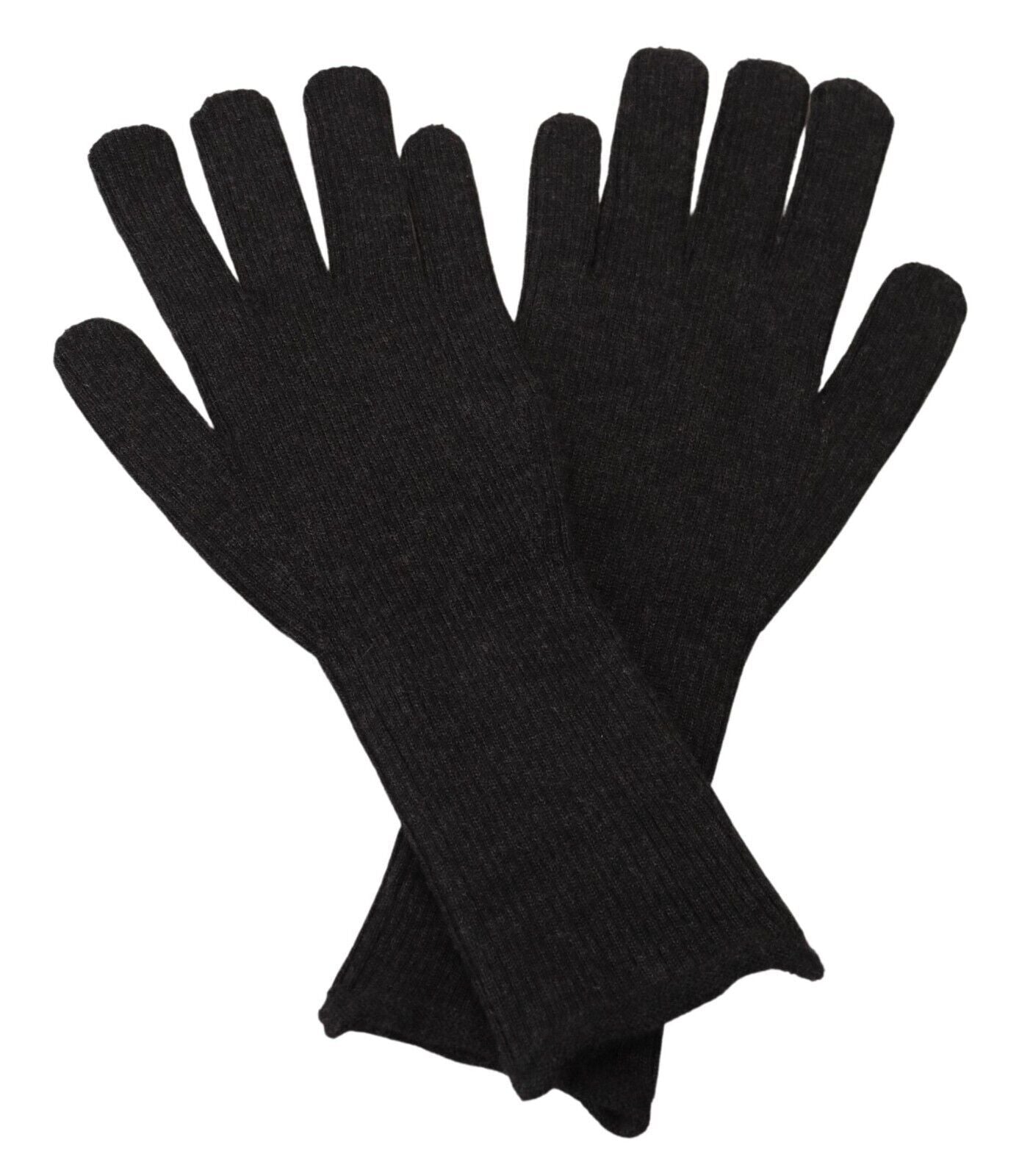 Dolce &amp; Gabbana Elegant Silk Blend Winter Gloves