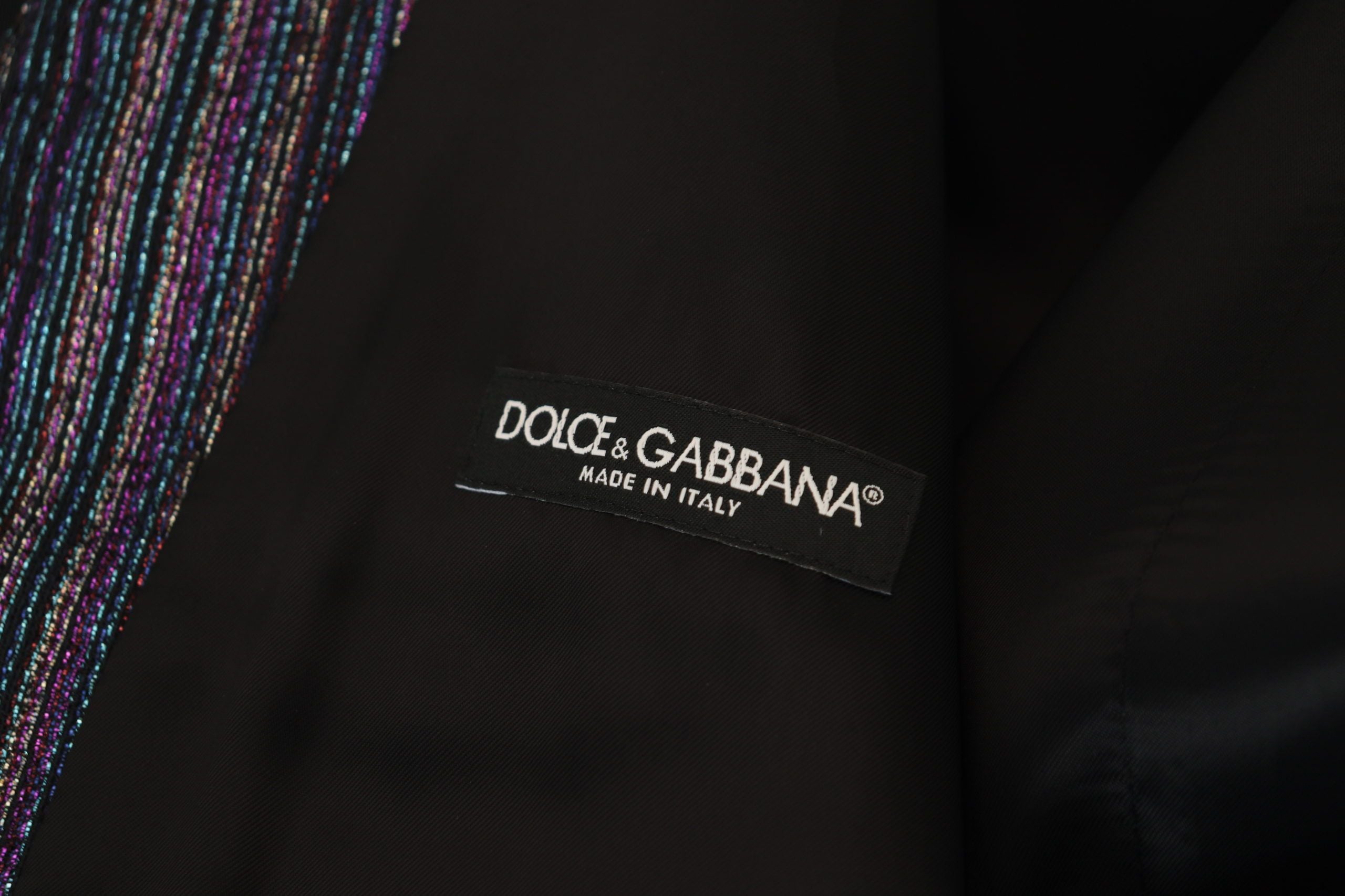 Dolce &amp; Gabbana Multicolor Formal Dress Vest Luxury Blend