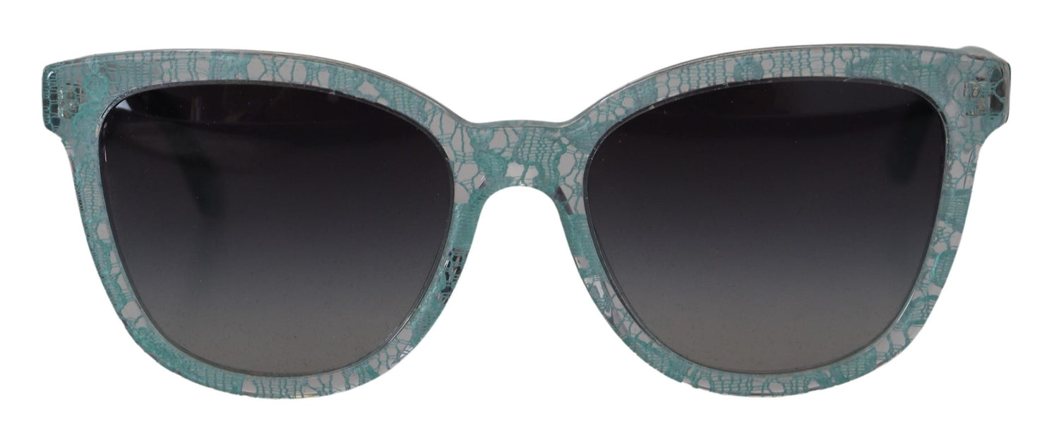 Dolce &amp; Gabbana Sicilian Lace Crystal-Infused Sunglasses