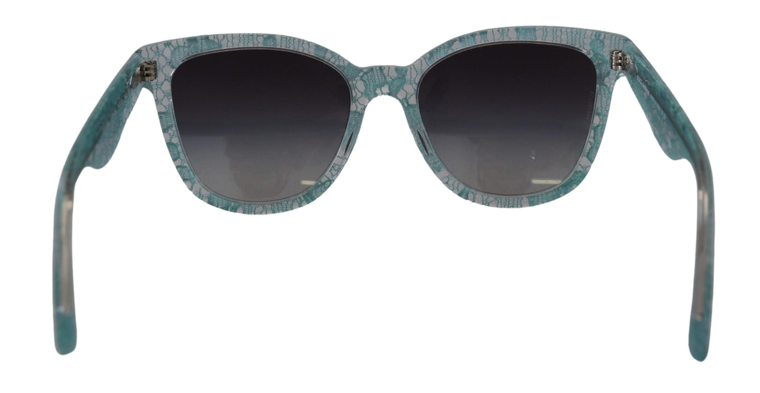 Dolce &amp; Gabbana Sicilian Lace Crystal-Infused Sunglasses