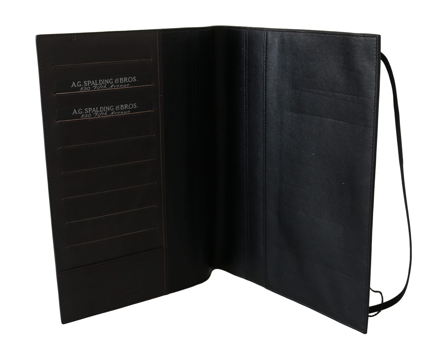 A.G. Spalding &amp; Bros Elegant Leather Passport Wallet - Sleek Travel Essential