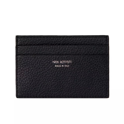 Neil Barrett Black Leather Mens Card Holder