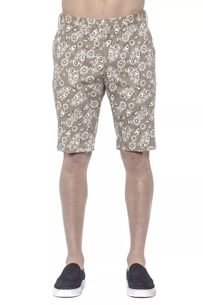 PT Torino Beige Cotton Men Short