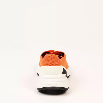 Neil Barrett Orange Textile Men Sneaker