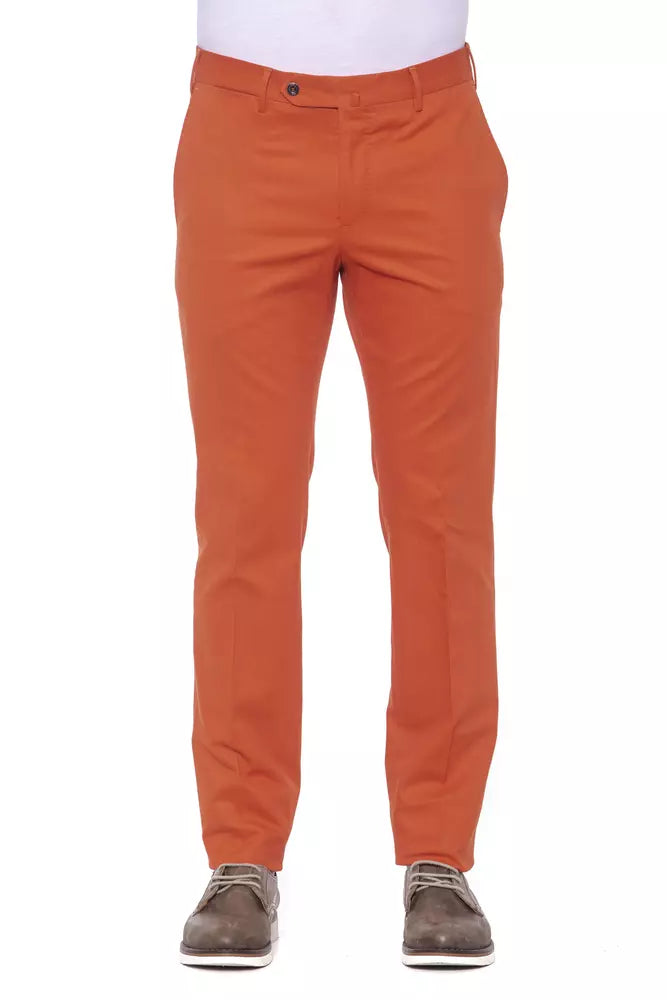 PT Torino Red Cotton Men Trouser