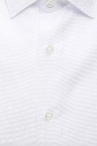 Robert Friedman White Cotton Men Shirt