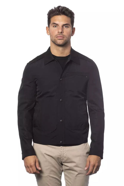 Verri &quot;Black Cotton Men Jacket&quot;