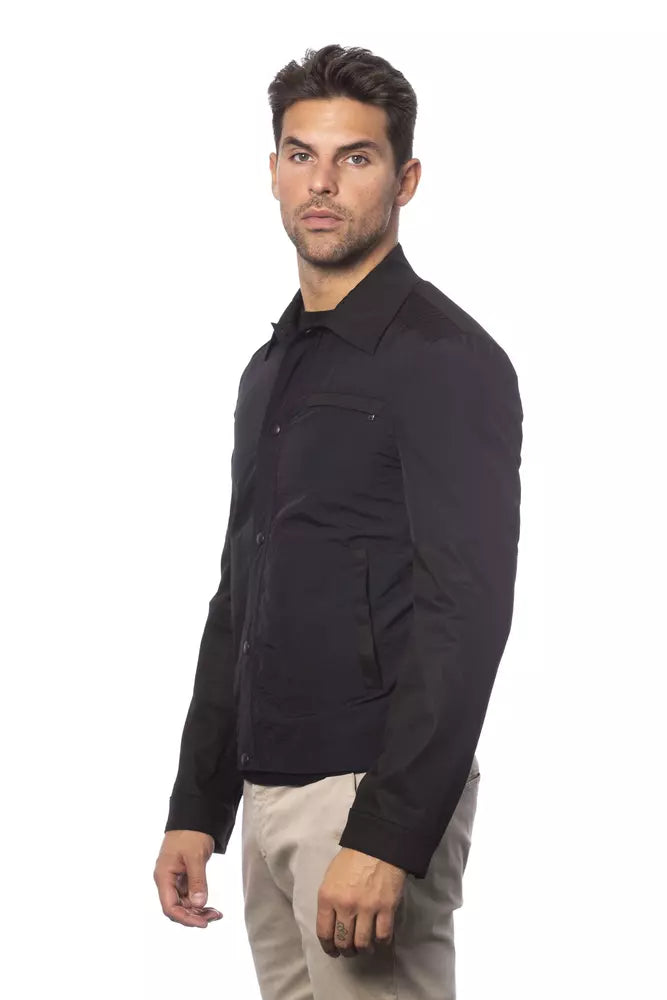 Verri &quot;Black Cotton Men Jacket&quot;