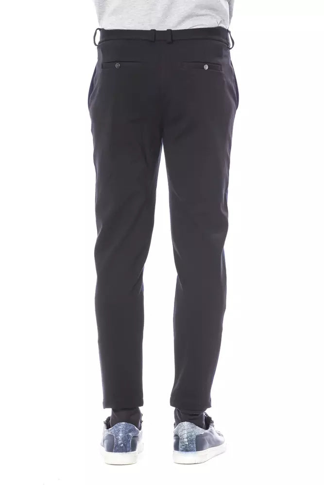 Verri Blue Viscose Men Pants