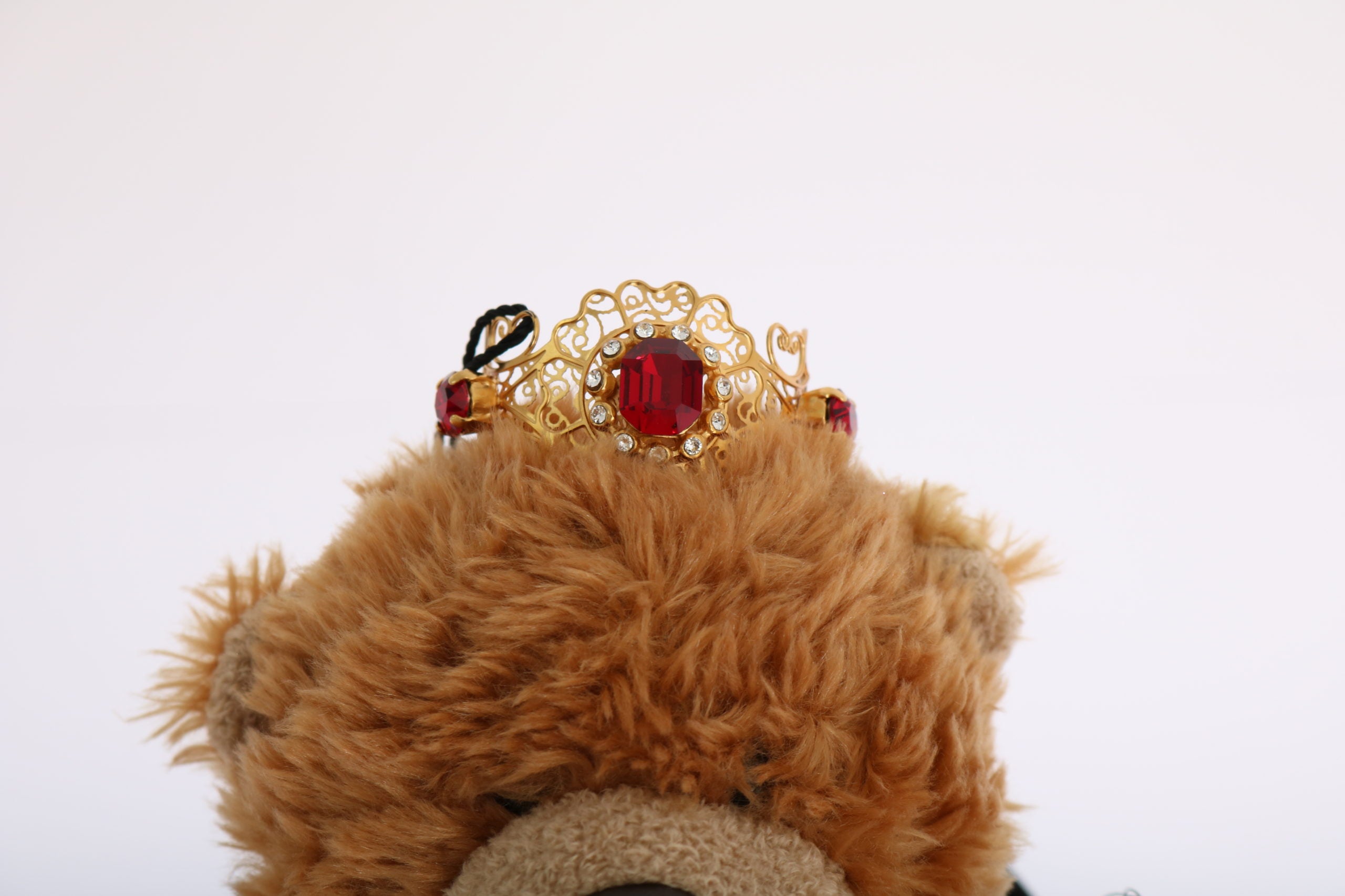 Dolce &amp; Gabbana Teddy Bear Crystal Crown Hair Band