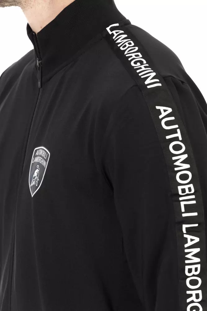 Automobili Lamborghini Black Polyester Men&