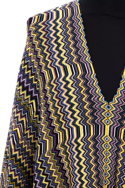 Missoni Multicolor Wool Women Poncho