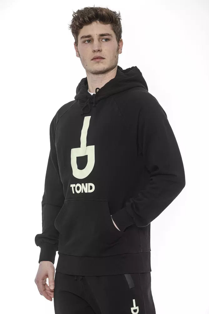 Tond Black Cotton Men Sweater