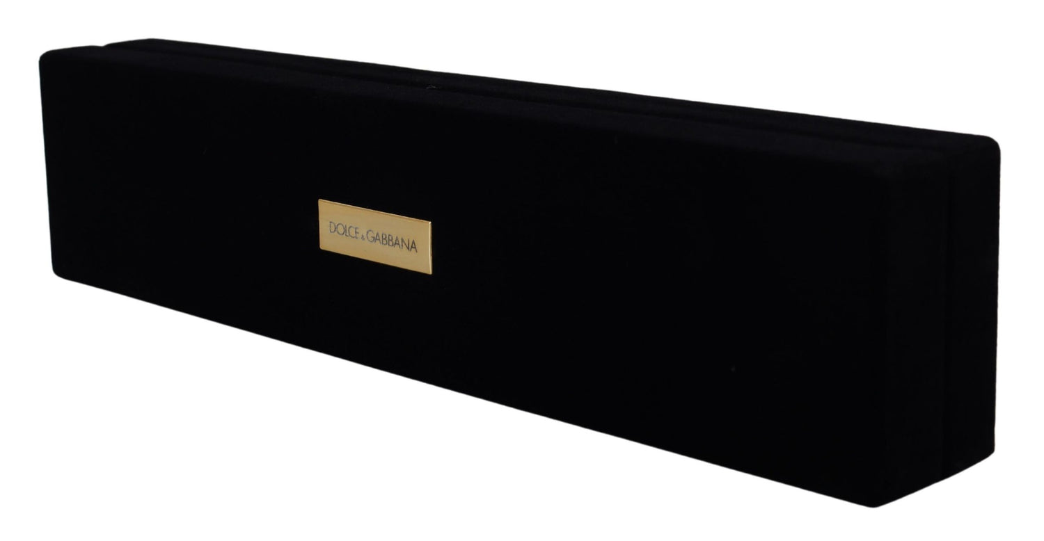 Dolce &amp; Gabbana Elegant Velvet Jewelry Storage Box