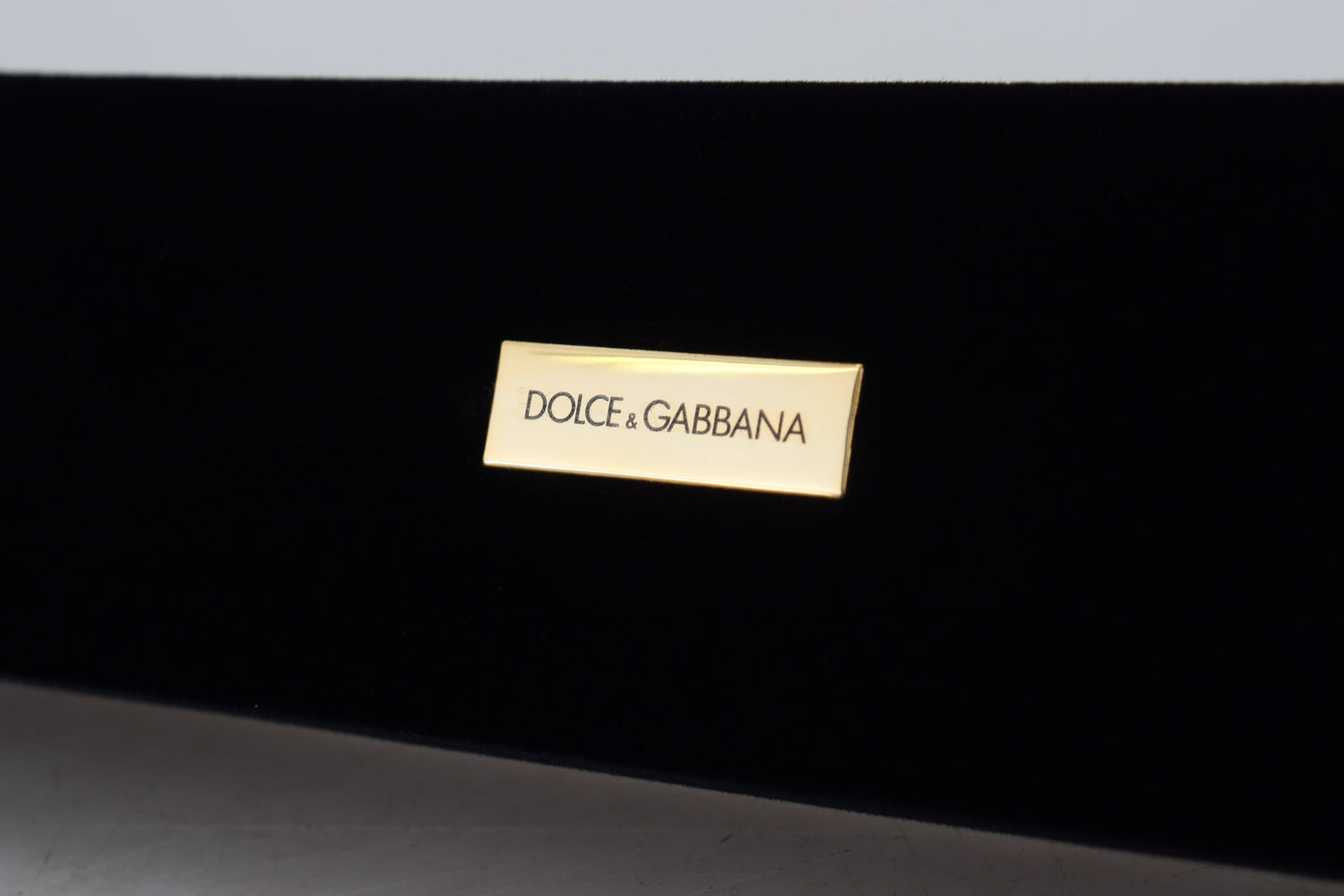 Dolce &amp; Gabbana Elegant Velvet Jewelry Storage Box