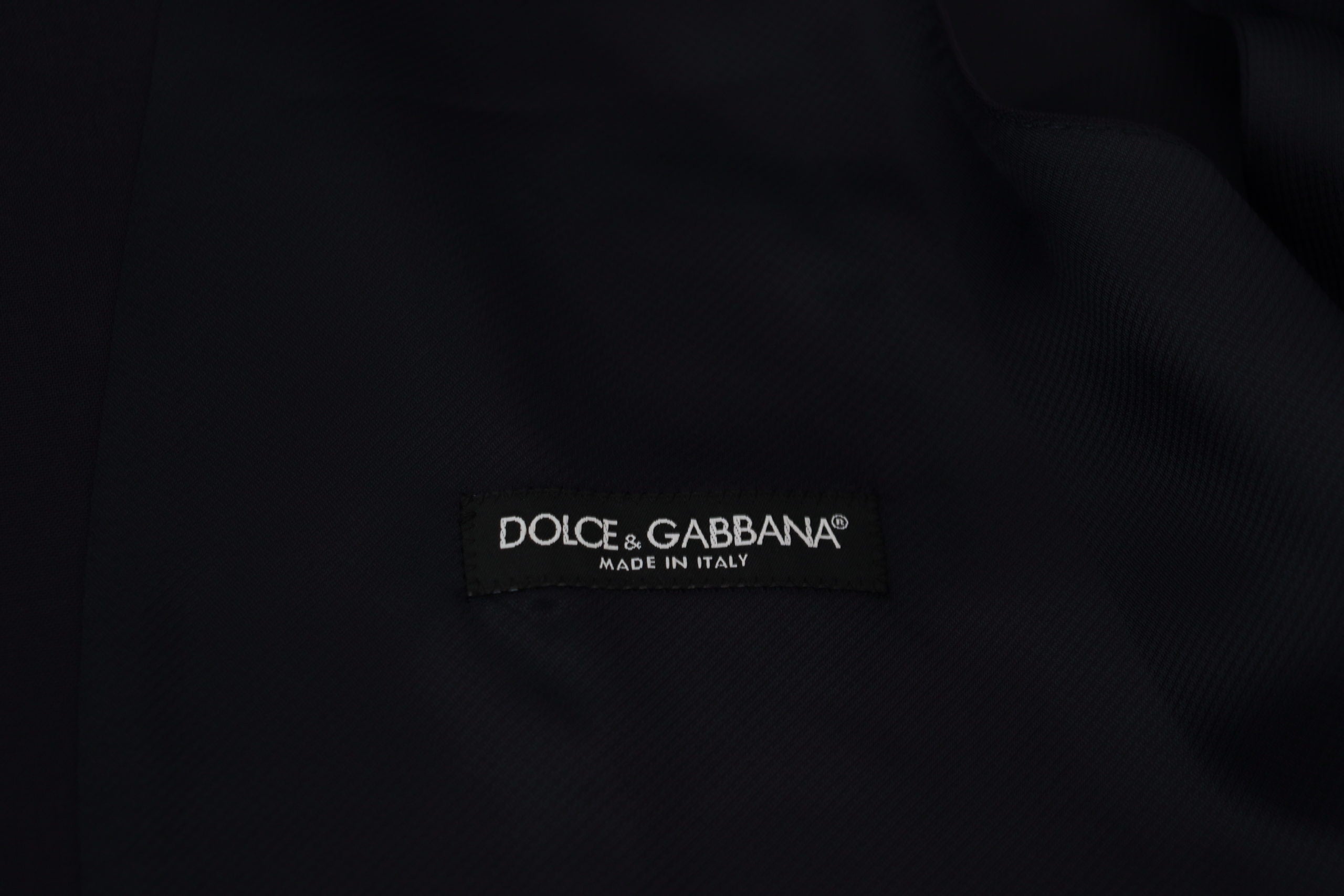 Dolce &amp; Gabbana Elegant Dark Blue Formal Dress Vest