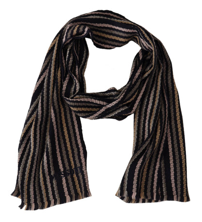 Missoni Authentic Multicolor Wool Mens Scarf