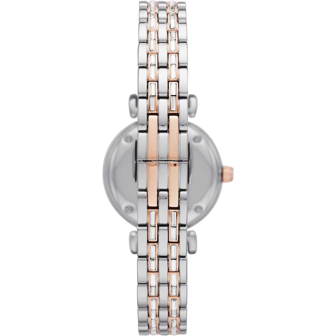 Emporio Armani Elegant Silver Dial Stainless Steel Women&