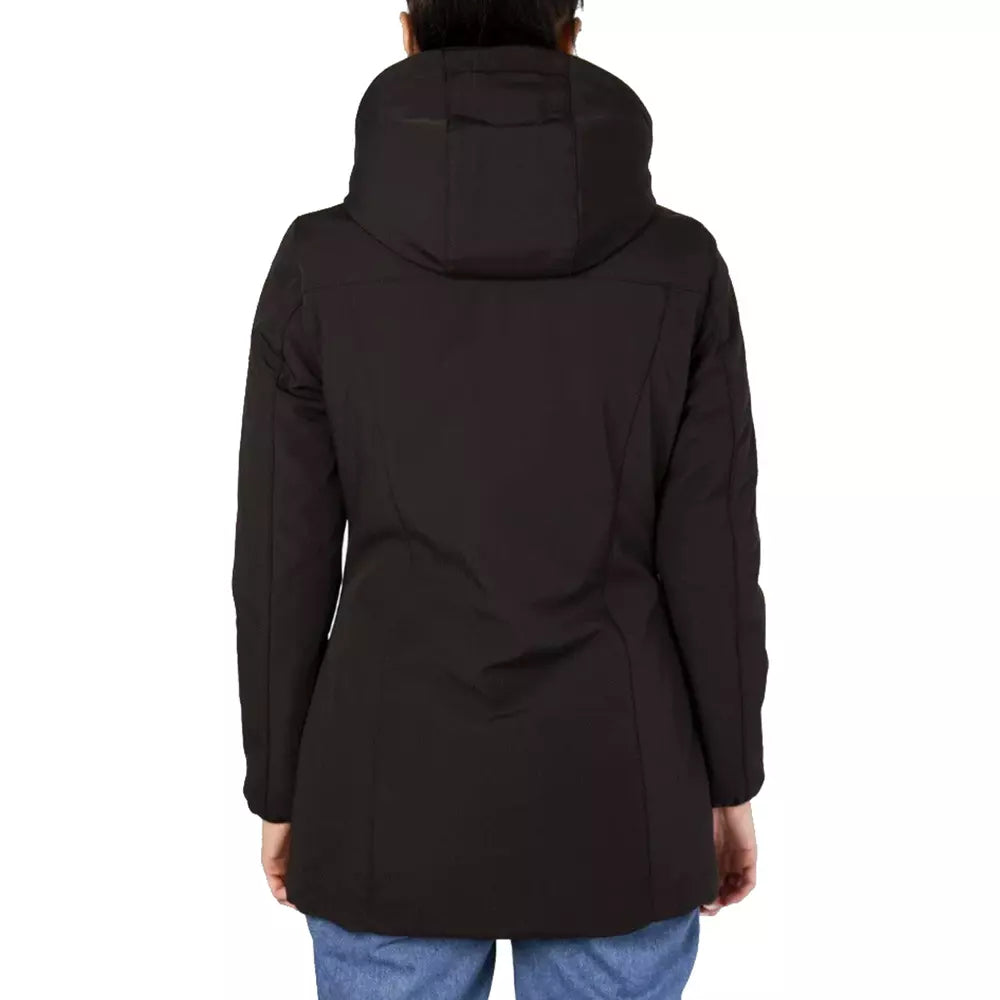 Yes Zee Black Polyamide Women Jacket