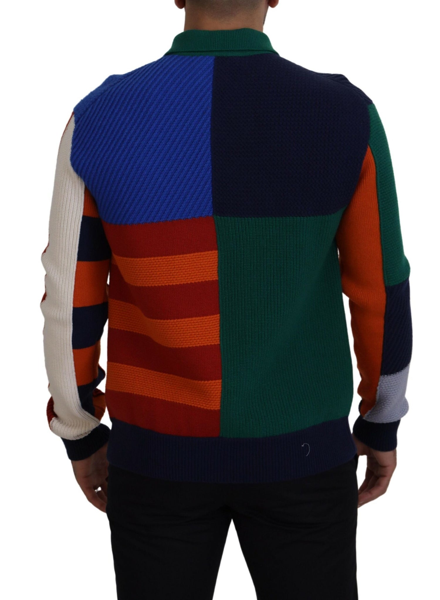 Dolce &amp; Gabbana Pullover Sweater in Multicolor Stripes