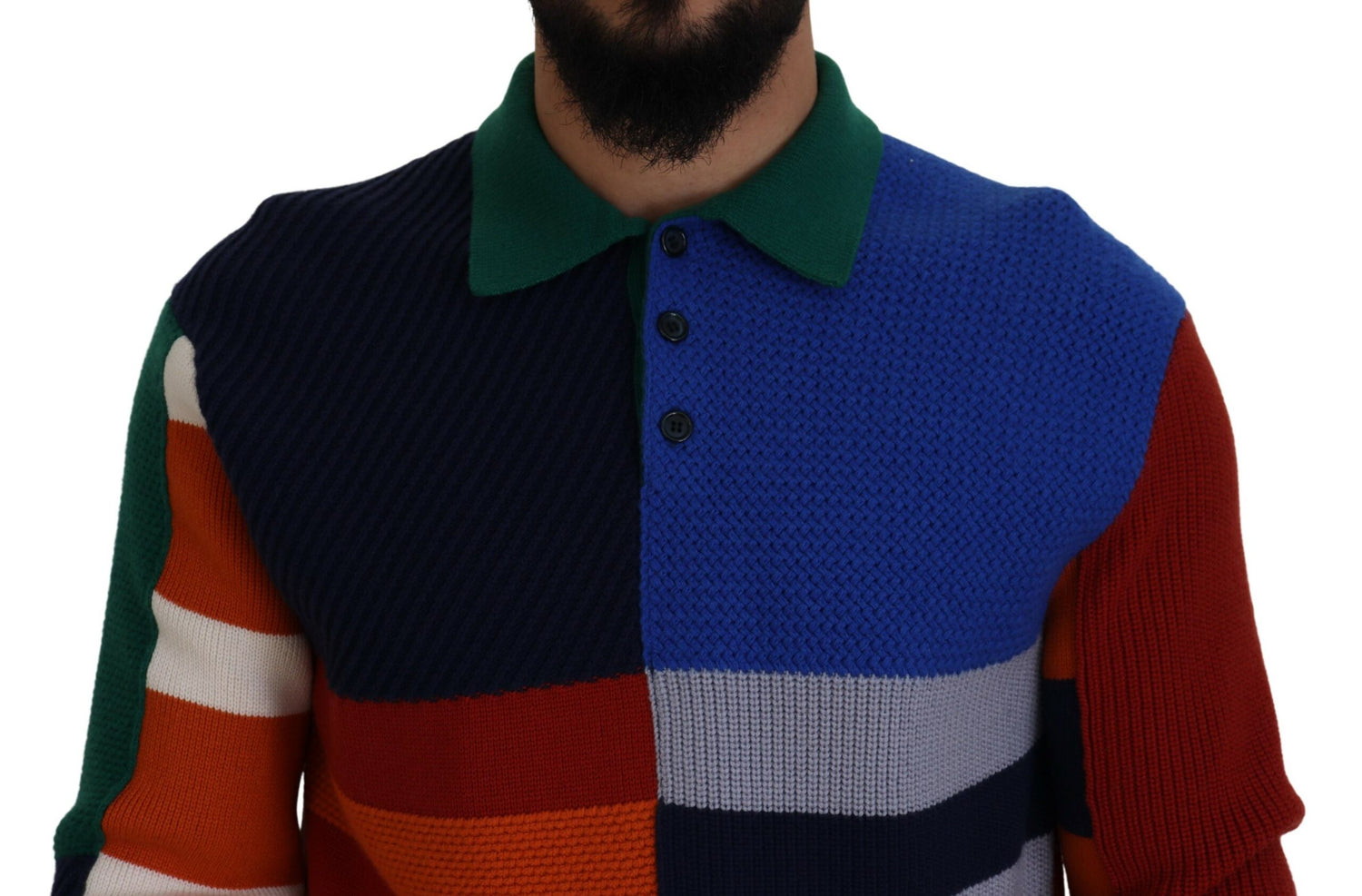 Dolce &amp; Gabbana Pullover Sweater in Multicolor Stripes